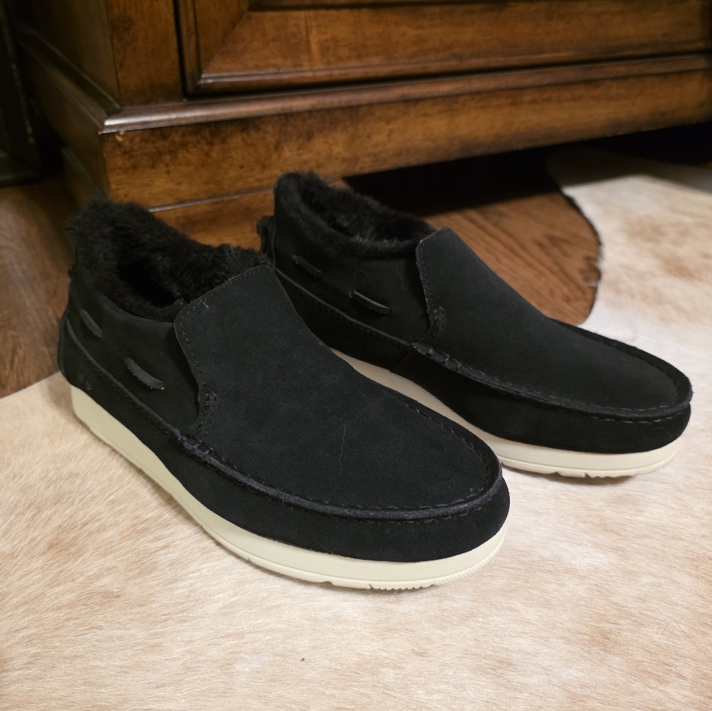 Sperry Women's Moc-Sider Moccasin, 7.5 M, Navy - Picture 2 of 11